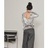 前後2wayUネックベロアトップス【miette ミエット】 | titivate | 詳細画像5 