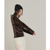 前後2wayUネックベロアトップス【miette ミエット】 | titivate | 詳細画像11 