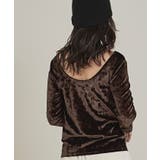 前後2wayUネックベロアトップス【miette ミエット】 | titivate | 詳細画像12 