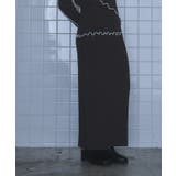 配色メローリブニットタイトスカート【miette ミエット】 | titivate | 詳細画像6 