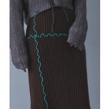 配色メローリブニットタイトスカート【miette ミエット】 | titivate | 詳細画像10 