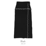 配色メローリブニットタイトスカート【miette ミエット】 | titivate | 詳細画像2 