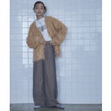 ブークレシャギーVネックカーディガン【miette ミエット】 | titivate | 詳細画像7 