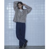 ブークレシャギーVネックカーディガン【miette ミエット】 | titivate | 詳細画像13 