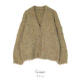ブークレシャギーVネックカーディガン【miette ミエット】 | titivate | 詳細画像2 