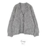 ブークレシャギーVネックカーディガン【miette ミエット】 | titivate | 詳細画像3 