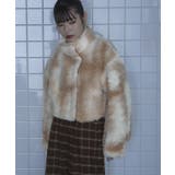 マーブル柄クロップドボアジャケット【miette ミエット】 | titivate | 詳細画像9