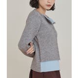 レイヤード配色ニットカーディガン【miette ミエット】 | titivate | 詳細画像27 