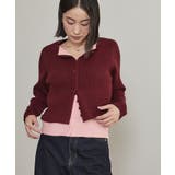 レイヤード配色ニットカーディガン【miette ミエット】 | titivate | 詳細画像18 