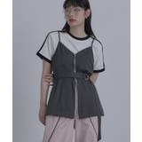 ベルト付きフロントジップビスチェ【miette ミエット】 | titivate | 詳細画像4 