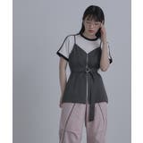 ベルト付きフロントジップビスチェ【miette ミエット】 | titivate | 詳細画像7 