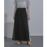 サイドラインメッシュスカート【miette ミエット】 | titivate | 詳細画像10