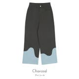 ウェーブ切替ワイドパンツ【miette ミエット】 | titivate | 詳細画像3 