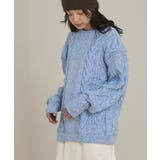 オーバーサイズケーブル編みニット【miette ミエット】 | titivate | 詳細画像8 
