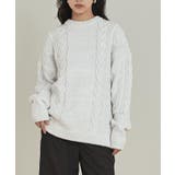 オーバーサイズケーブル編みニット【miette ミエット】 | titivate | 詳細画像9 