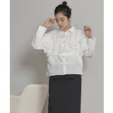 フリンジラッフルシャツ【miette ミエット】 | titivate | 詳細画像32