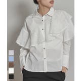 フリンジラッフルシャツ【miette ミエット】 | titivate | 詳細画像1