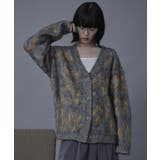 フラワージャガードニットカーディガン【miette ミエット】 | titivate | 詳細画像5