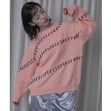 アシンメトリーステッチオーバーサイズニット【miette ミエット】 | titivate | 詳細画像8 