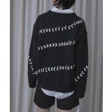 アシンメトリーステッチオーバーサイズニット【miette ミエット】 | titivate | 詳細画像15 