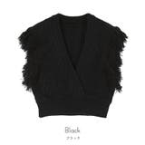 フリンジニットショートベスト【miette ミエット】 | titivate | 詳細画像2 