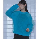 チュールドッキングローゲージニット【miette ミエット】 | titivate | 詳細画像28 