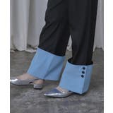 配色ロールアップワイドパンツ【miette ミエット】 | titivate | 詳細画像5 