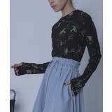 クルーネックプリントリブトップス【miette ミエット】 | titivate | 詳細画像7 