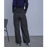 サイドラインチェックワイドパンツ【miette ミエット】 | titivate | 詳細画像6