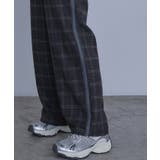 サイドラインチェックワイドパンツ【miette ミエット】 | titivate | 詳細画像7