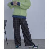 サイドラインチェックワイドパンツ【miette ミエット】 | titivate | 詳細画像8