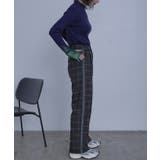 サイドラインチェックワイドパンツ【miette ミエット】 | titivate | 詳細画像9