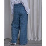 サイドラインチェックワイドパンツ【miette ミエット】 | titivate | 詳細画像12