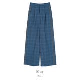 サイドラインチェックワイドパンツ【miette ミエット】 | titivate | 詳細画像3