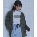 Vネックフリンジニットカーディガン【miette ミエット】 | titivate | 詳細画像9