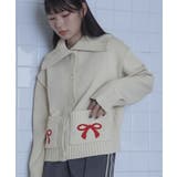 リボンポケットニットカーディガン【miette ミエット】 | titivate | 詳細画像5 