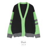 マルチカラージップVネックカーディガン【miette ミエット】 | titivate | 詳細画像2 