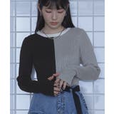 カラーブロックリブニット【miette ミエット】 | titivate | 詳細画像5