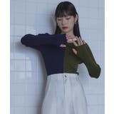 カラーブロックリブニット【miette ミエット】 | titivate | 詳細画像7