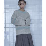 片畔編みラメボーダーニット【miette ミエット】 | titivate | 詳細画像15