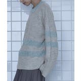 片畔編みラメボーダーニット【miette ミエット】 | titivate | 詳細画像16