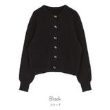 リボンボタンブークレニットカーディガン【miette ミエット】 | titivate | 詳細画像2 