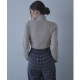 ハイネックジグザグリブニット【miette ミエット】 | titivate | 詳細画像20 