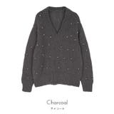シルバービーズVネックニット【miette ミエット】 | titivate | 詳細画像2 