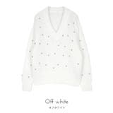 シルバービーズVネックニット【miette ミエット】 | titivate | 詳細画像4 