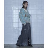 Uネックシャギーチェックニット【miette ミエット】 | titivate | 詳細画像14 