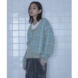 Uネックシャギーチェックニット【miette ミエット】 | titivate | 詳細画像15 