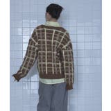 Uネックシャギーチェックニット【miette ミエット】 | titivate | 詳細画像17 