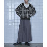 Uネックシャギーチェックニット【miette ミエット】 | titivate | 詳細画像18 