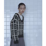 Uネックシャギーチェックニット【miette ミエット】 | titivate | 詳細画像19 